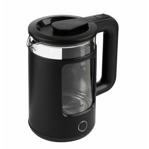 Электрический чайник 15 л стекло цвет черный 219900₽