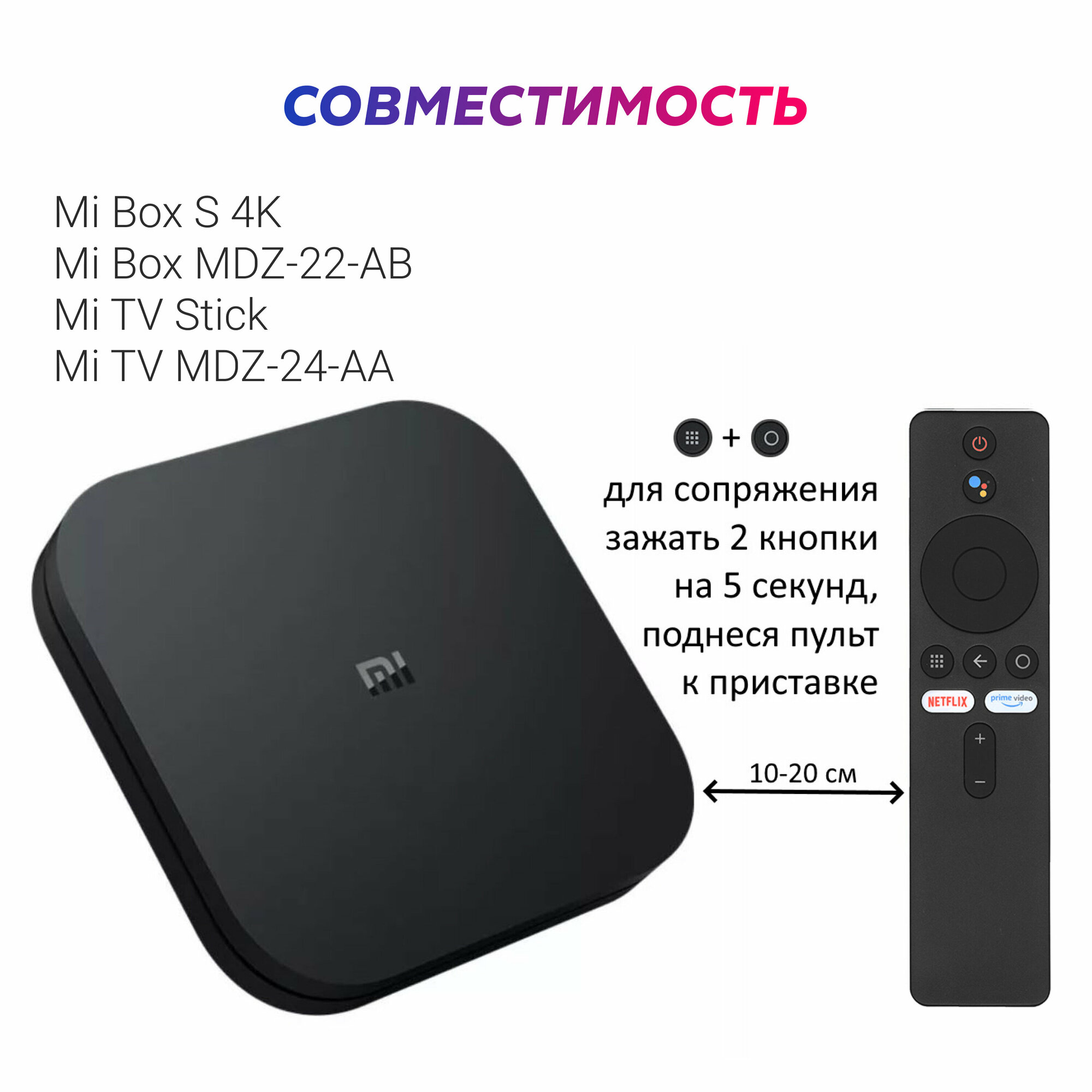 Голосовой пульт XMRM-006 для приставок TV Box Xiaomi — фото 3