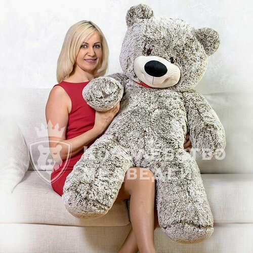 Мишка Буян Люкс - подарок, приносящий Удачу! 130 см (Меланж)