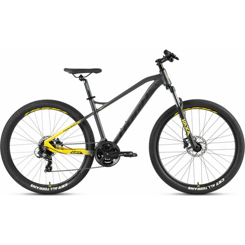 фото Велосипед horh rocket 27.5" (2024) black-yellow, размер рамы 19"