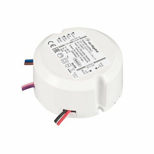 Блок питания Arlight ARJ-KE-36600-PFC-DALI-R (22W, 9-36V, 0.6A) 039377