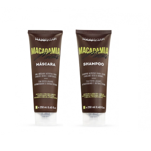 Набор для волос шампунь + маска Happy Hair Macadamia Moist без SLS/SLES 250/250