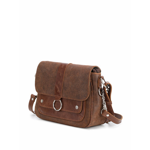 фото Сумка кросс-боди igermann 22с1084кр3, фактура матовая, коричневый