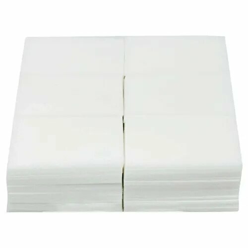 white line безворсовые салфетки 4x6 см белые 400 шт Салфетки Luna Line Безворсовые, белые, 600 шт