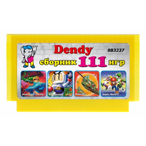 Картридж Dendy Игровой сборник 111 игр для приставок 4 в 1 сборник игр для dendy aa 2489