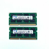 Оперативная память SODIMM Samsung DDR3 4GB 1333Мгц 2Rx8 PC3-10600 для ноутбука 2шт