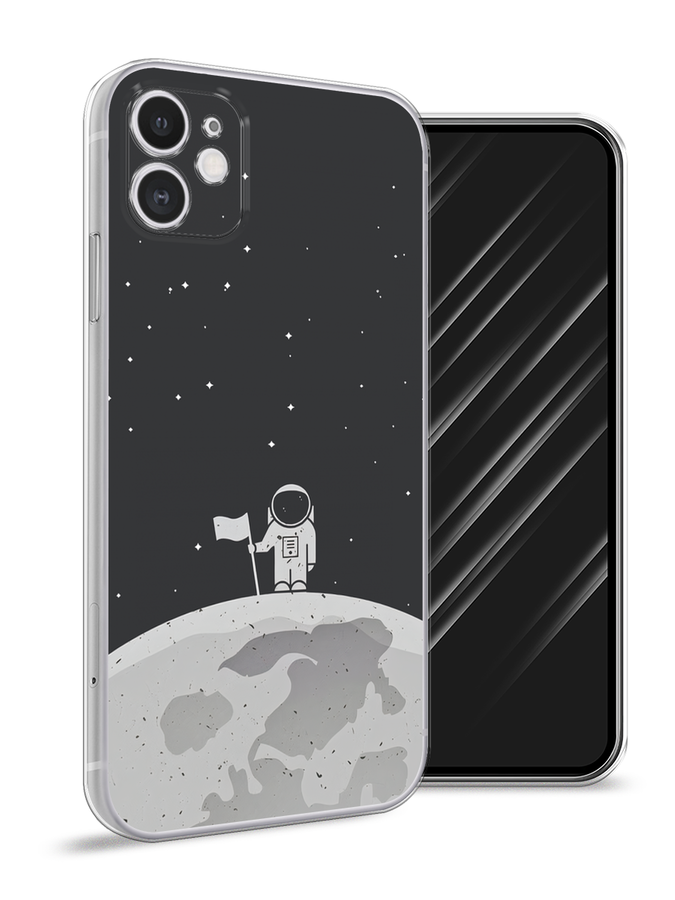 Силиконовый чехол "Первый на Луне" на Apple iPhone 11 / Айфон 11