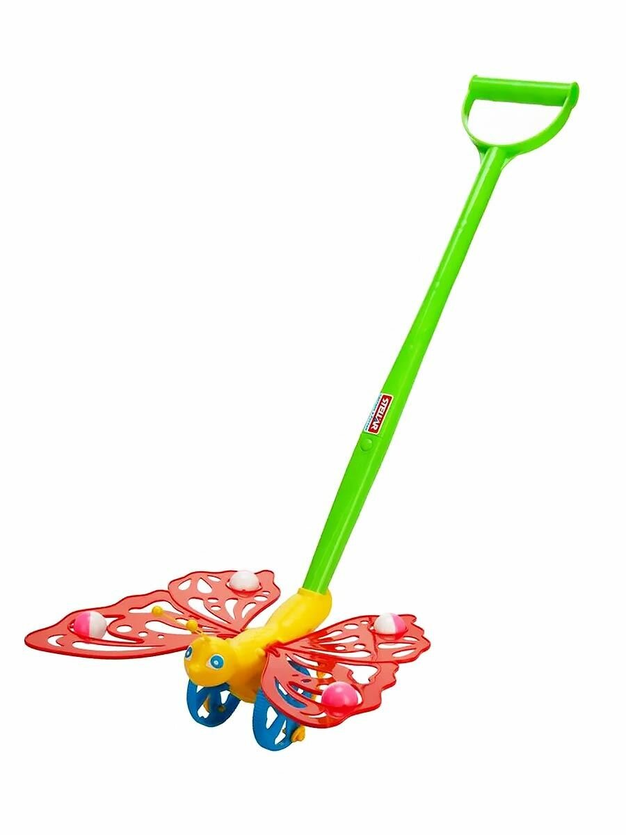 Каталка Бабочка на палке, 01363 — фото 1