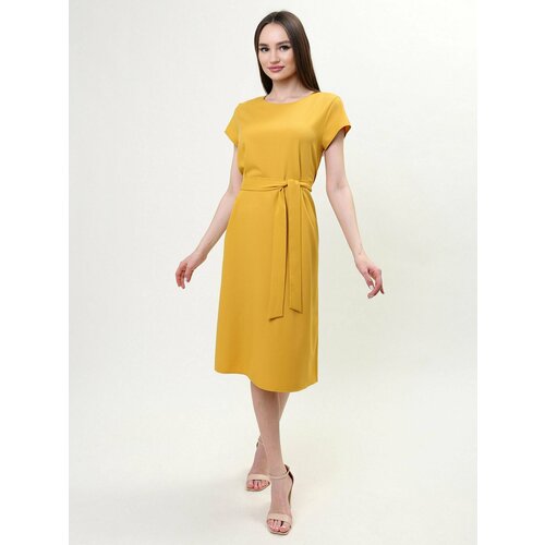 Платье Тамбовчанка, размер 54, желтый