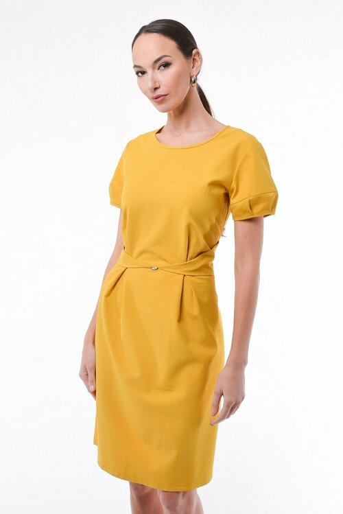 Платье Тамбовчанка, размер 44, желтый