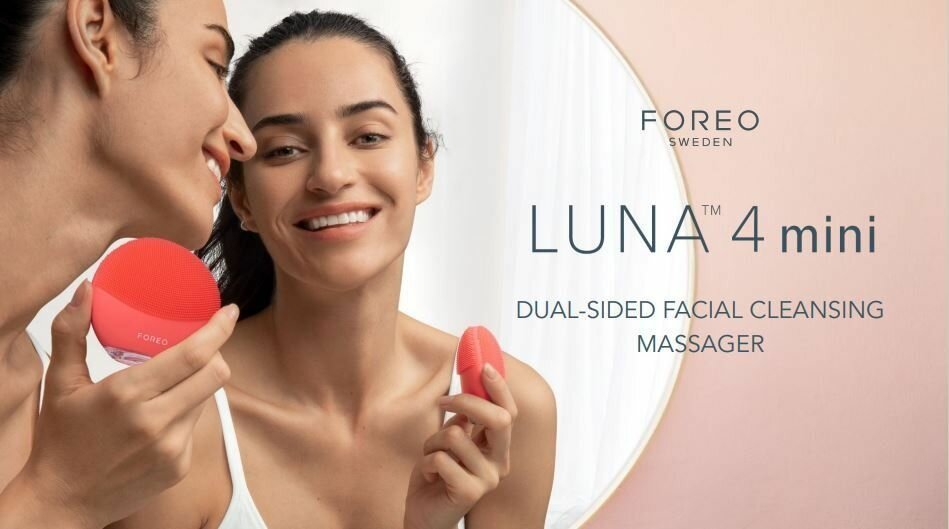 Foreo LUNA 4 mini Щетка с 2 зонами для очищения лица для всех типов кожи