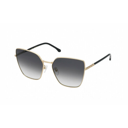 фото Солнцезащитные очки twinset milano stw023 0300, прямоугольные, оправа: металл, для женщин, черный