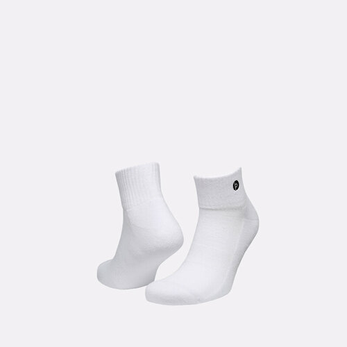 фото Мужские носки quarter height, классические, размер 43/46, белый dopamine sox