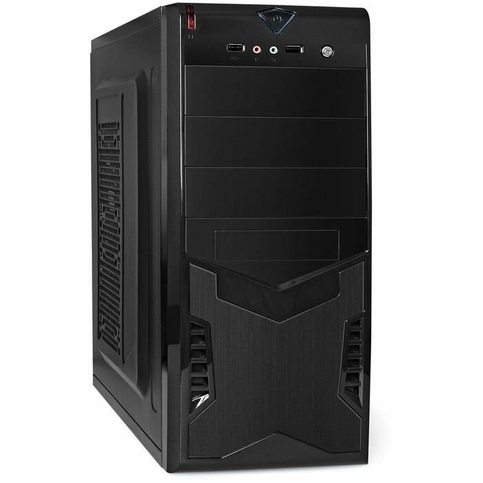 Корпус ExeGate CP-601 MidiTower без Б/П ATX Цвет черный