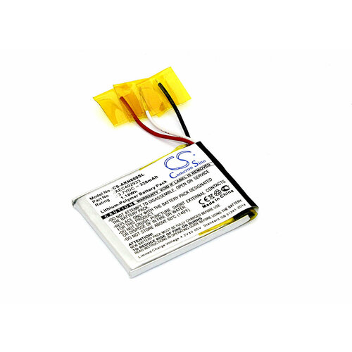 Аккумуляторная батарея CameronSino CS-AKN600SL для AKG N60 NC 320mAh аккумуляторная батарея cameronsino cs spt903md для медицинского оборудования spring ecg 903a lm197 1100mah