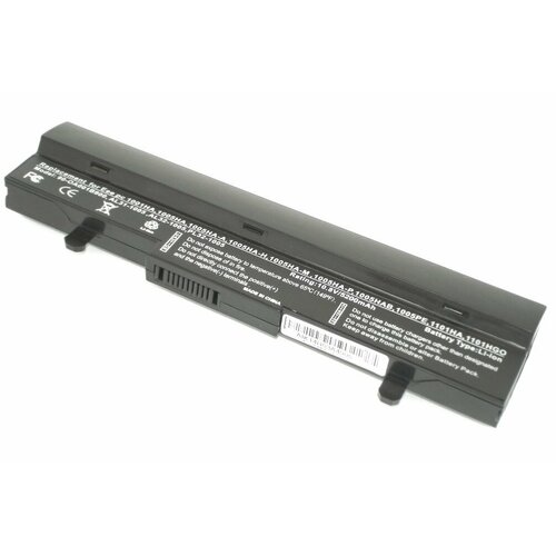 Аккумулятор для ноутбука Asus Eee PC 1001PX, 1001HA, 1005HA, 1005HAG, 1005HE, 1101HA Series. 10.8V 5200mAh ML32-1005, A32-1005 аккумулятор для ноутбука asus 1005ha pu1x 7800 mah 10 8v