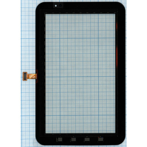 Сенсорное стекло (тачскрин) для Samsung Galaxy Tab P1000 черное закаленное защитное стекло для планшета samsung galaxy tab 7 0 p1000 устойчивое к царапинам и отпечаткам пальцев прозрачная пленка hd