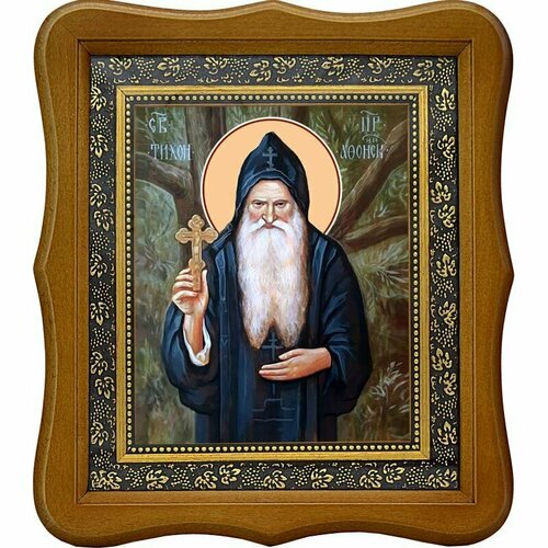 Тихон Афонский (Голенков) иеромонах. Икона на холсте.