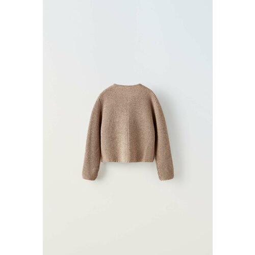 Кардиган Zara, размер 9-12 месяцев (80 cm), бежевый