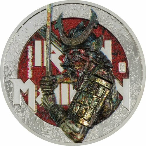 Монета серебряная Острова Кука 10 долларов 2022 Iron Maiden Сендзюцу iron maiden senjutsu 2 cd blu ray