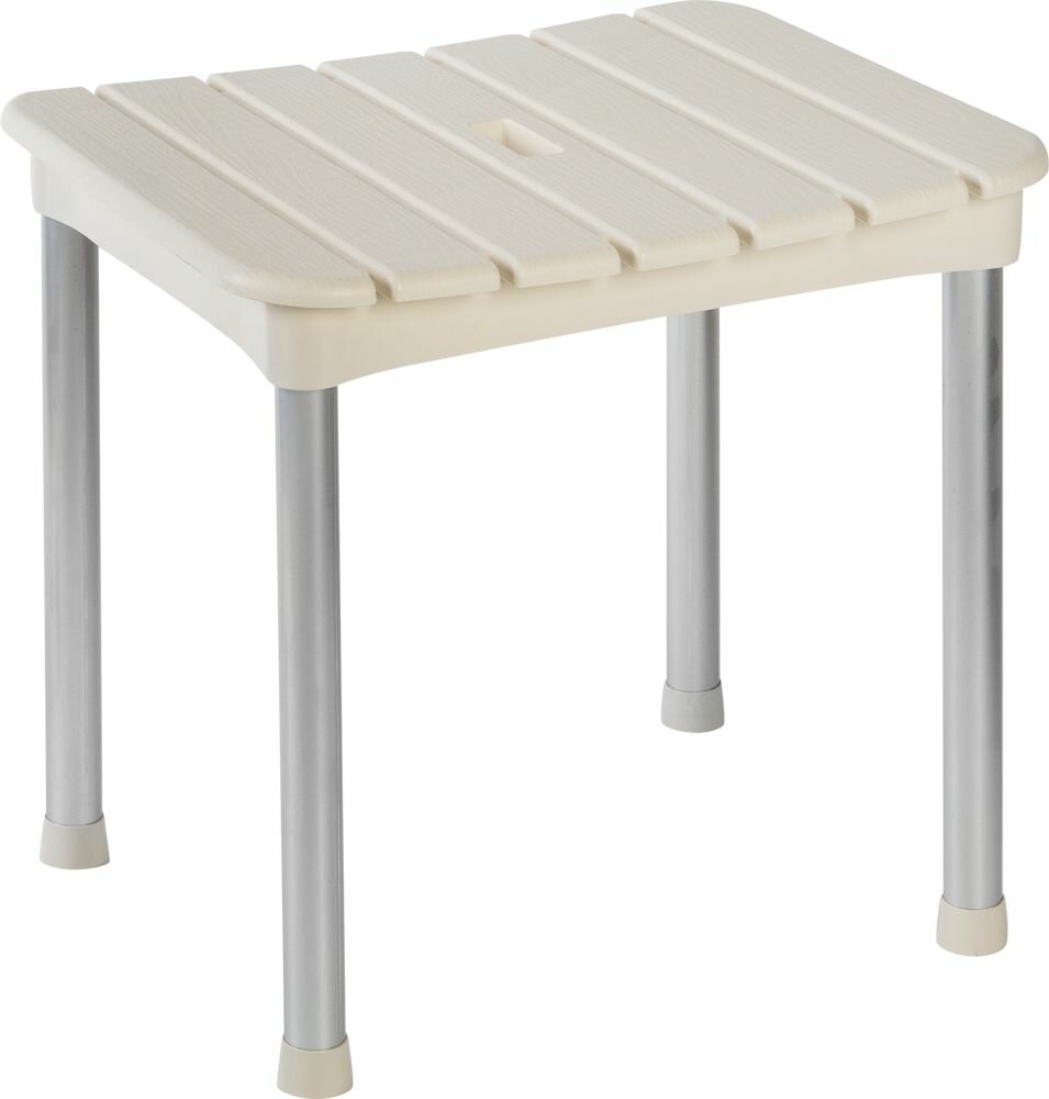 фото Стул для ванны Primanova 37x30x34 см цвет бежевый