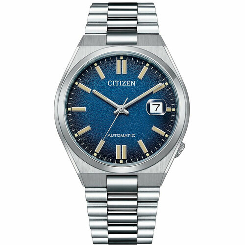 Наручные часы CITIZEN Automatic NJ0151-88L, серебряный, синий