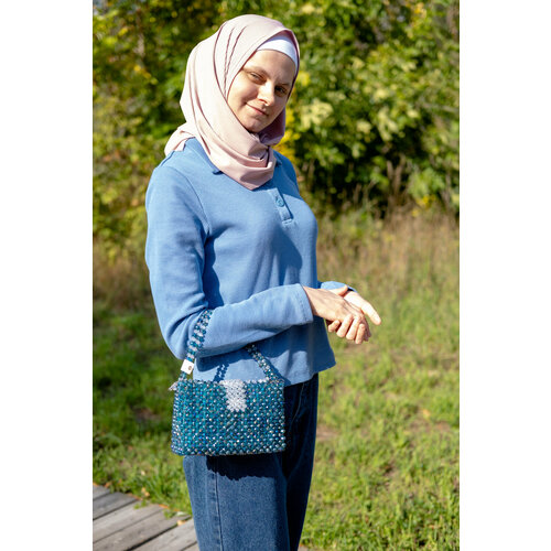 Браслет плетеный (шамбала) с натуральным камнем тигровый глаз Король Арслан из Нарнии 17-23 см