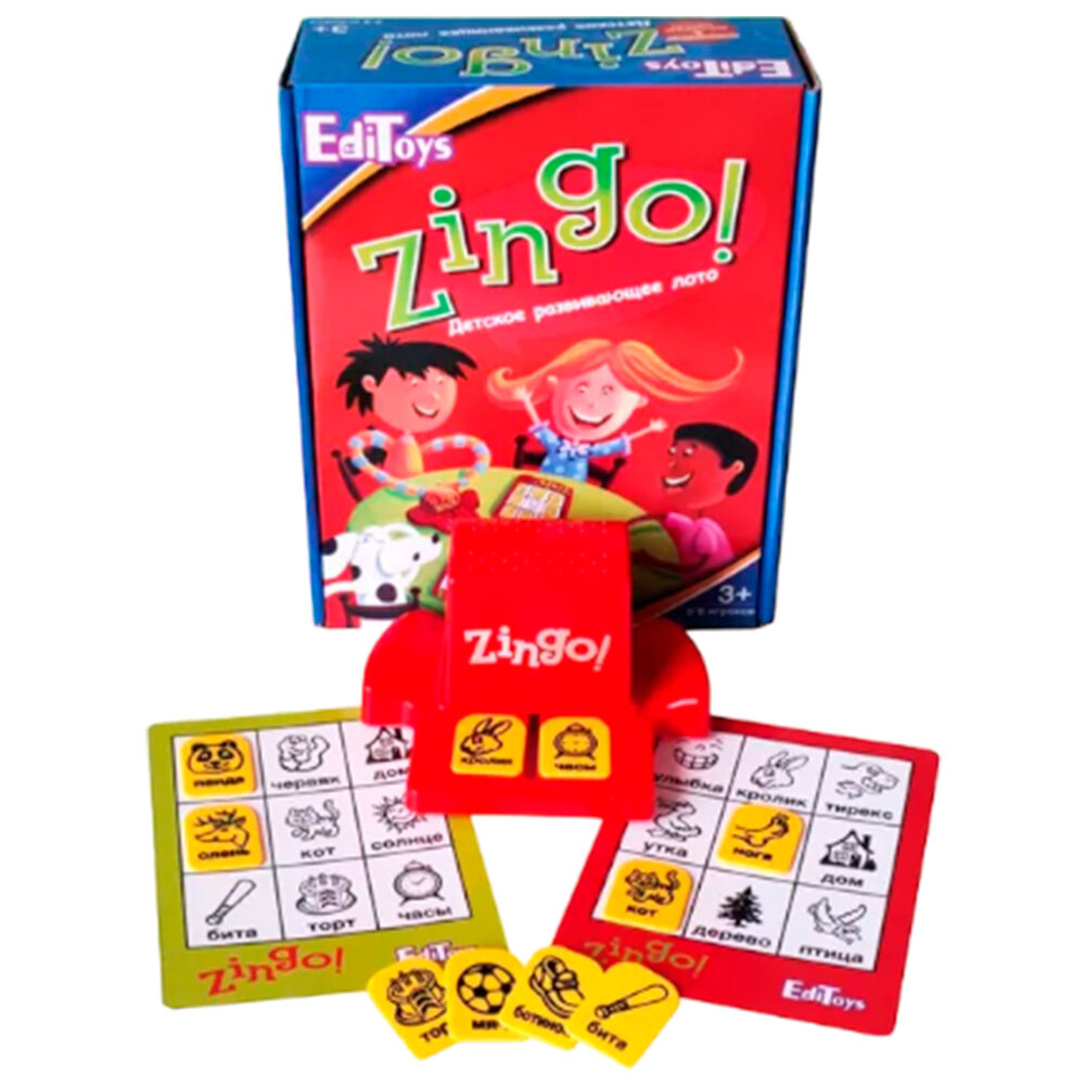 Настольная игра EdiToys Лото Zingo DT1201