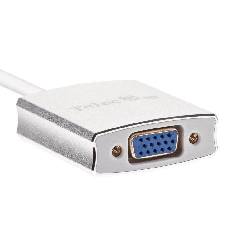 Кабель-адаптер USB3.1 Type-Cm --> VGA(f), Telecom - фото №11