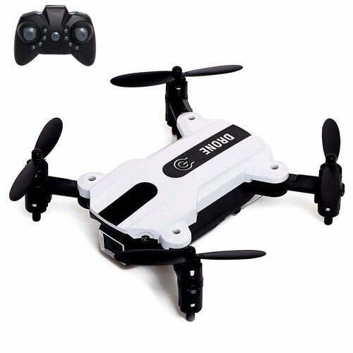 Квадрокоптер FLASH DRONE камера 480P Wi-Fi с сумкой цвет белый 5529₽