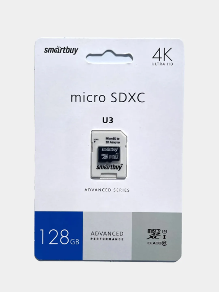 Карта памяти SmartBuy Advanced microSD