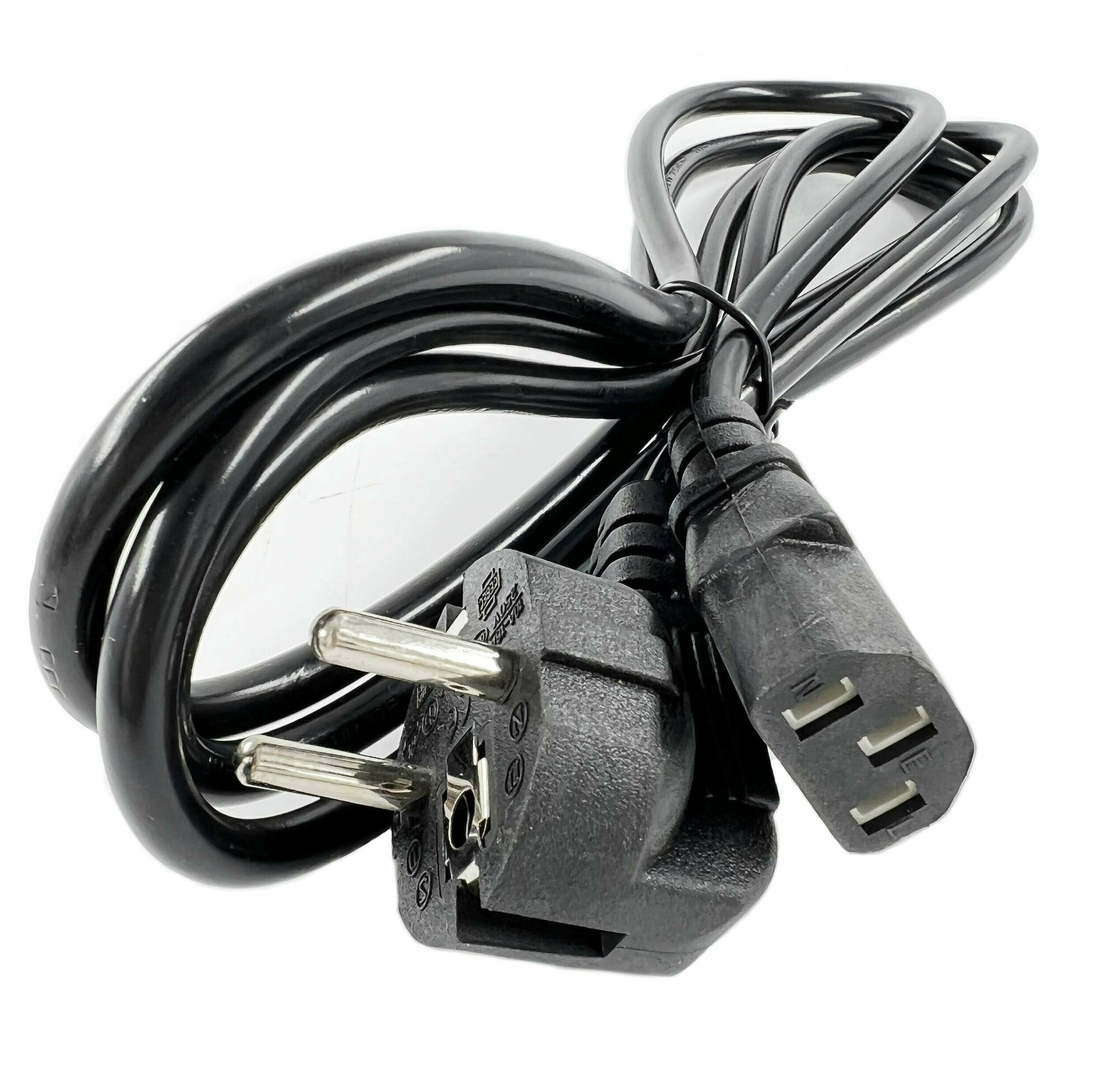 фото Шнур сетевой для компьютерной техники с кабелем 3x0.75мм2 (1.8 метра)