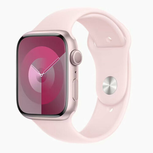 Apple Watch Series 9 41mm Pink Aluminum Case with Sport Band Pink 5369000₽