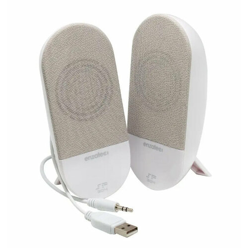 Компьютерные колонки Enzatec SP304WH встроенный усилитель белый 99000₽