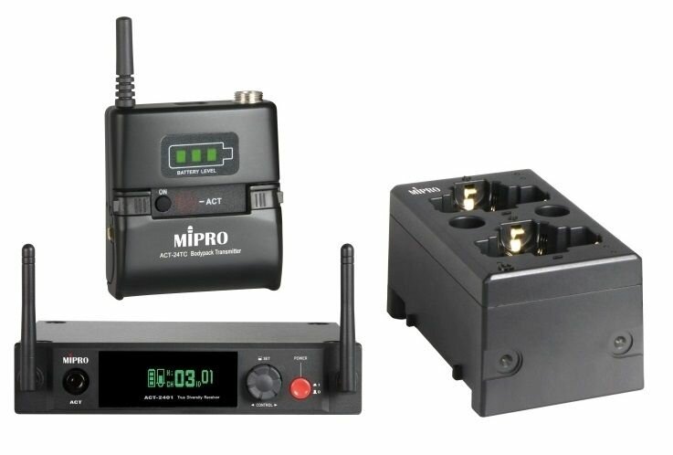 MiPro ACT-2401/ACT-24TC/MP-80 - Цифровая радиосистема с поясным передатчиком
