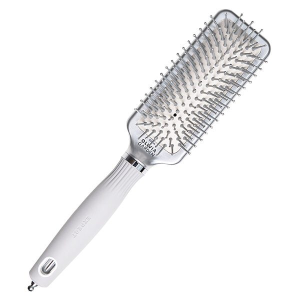 Щётка для укладки волос Expert Care Rectangular Nylon Bristles Silver S