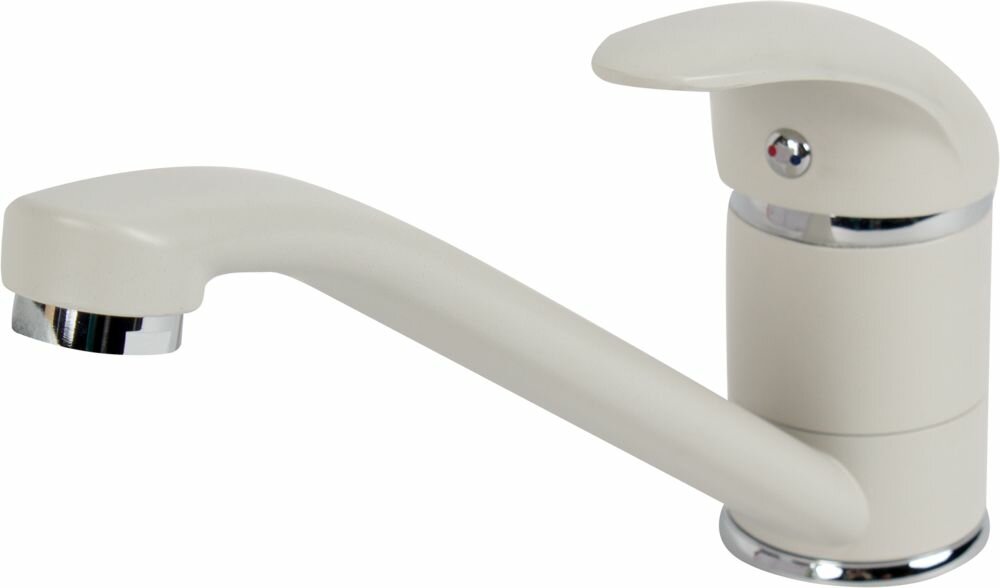 фото Смеситель для кухни Primavera Alta 13 см цвет белый