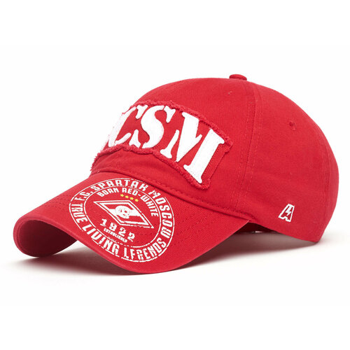 фото Бейсболка atributika & club, размер 55-58, красный