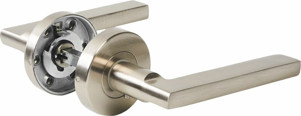 фото Дверные ручки Inspire Lee без запирания, комплект, цвет никель