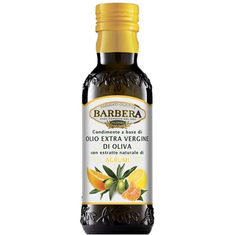 Масло оливковое Barbera Extra Virgin c натуральным экстрактом цитрусовых
