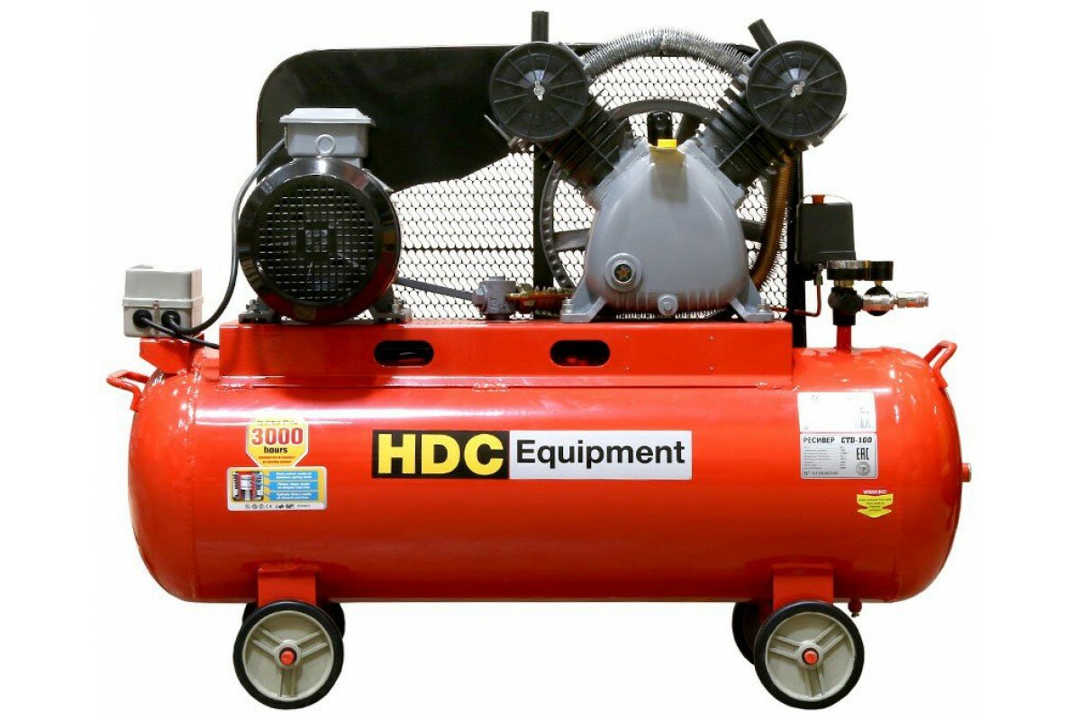 Компрессор масляный HDC HD-A051 50 л 22 кВт