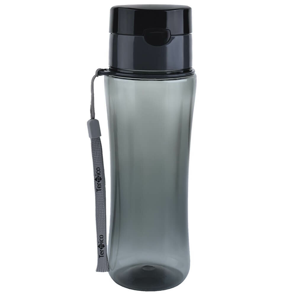Бутылка-шейкер для воды спортивная "Termico" 600 мл Серая с кнопкой