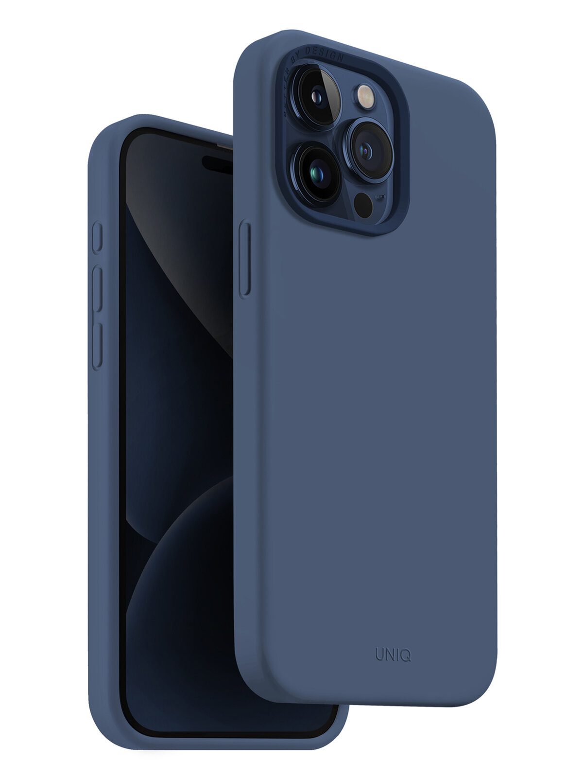 Uniq для iPhone 15 Pro Max чехол LINO Blue (Magsafe)