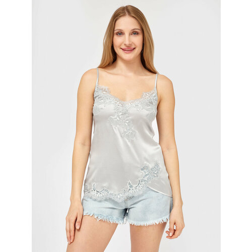 фото Топ cotton club, размер 38, серый