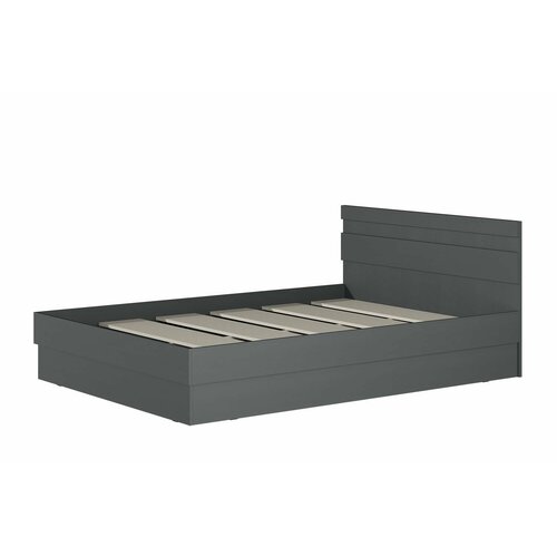 Двухспальная кровать Хилтон 140*200 Графит