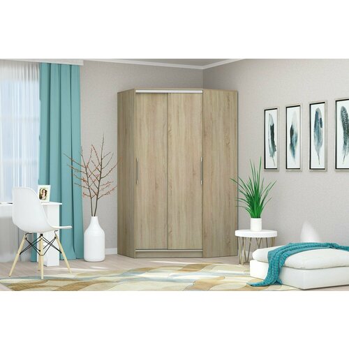 Шкаф-купе угловой 1 Дуб Сонома 31247₽