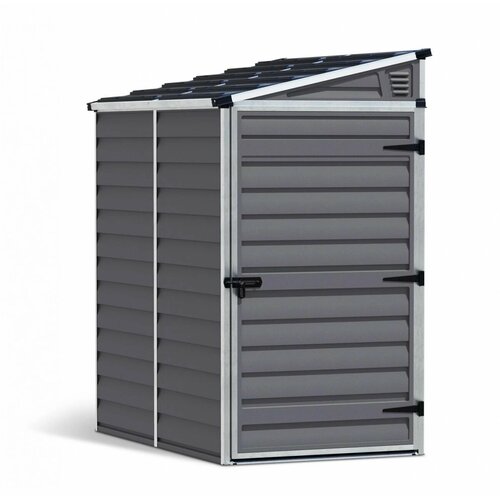 Хозяйственный блок PALRAM SKYLIGHT SHED PENT 4х6 dark grey, 702624 dark grey