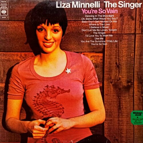 Liza Minnelli.The Singer (UK, 1975) LP, NM босоножки so let me 3 bandolino цвет platino