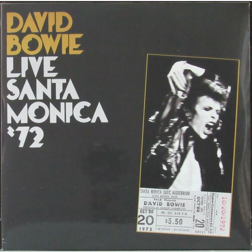 Bowie David Виниловая пластинка Bowie David Live In Santa Monica виниловая пластинка springsteen bruce live in hollywood 1992 natural clear marble vinyl lp