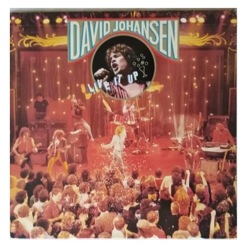 Старый винил, Blue Sky, DAVID JOHANSEN - Live It Up (LP , Used)